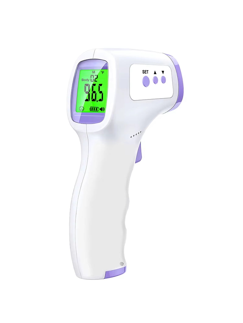 Termómetro infrarrojo Digital para la frente y el cuerpo, termómetros para la fiebre sin contacto o oxímetro de pulso de dedo portátil médico, oxígeno en sangre