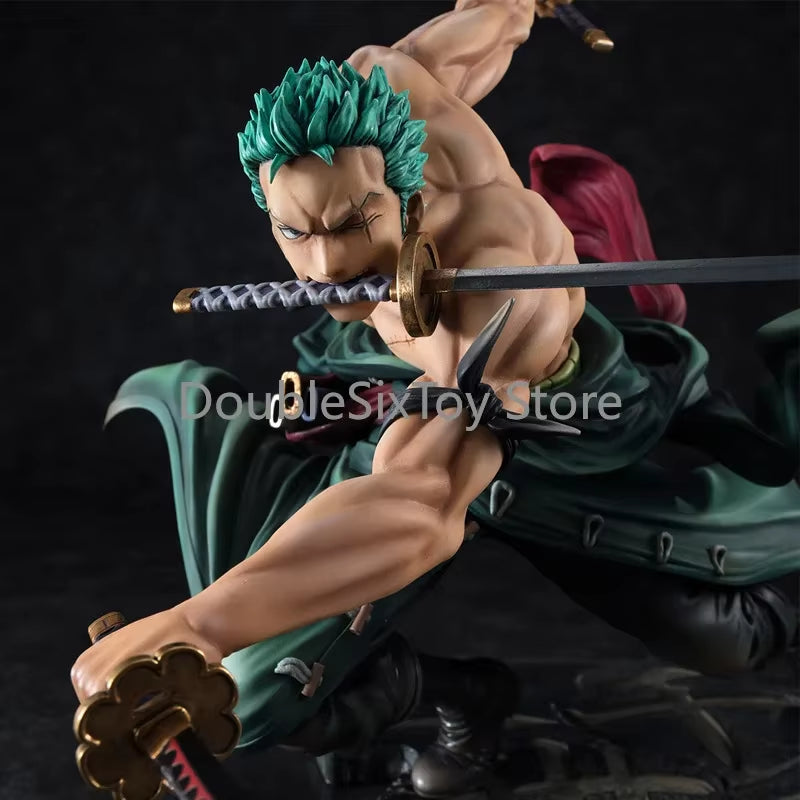 Una pieza Roronoa Zoro 2 style Combat ver. Colección de modelos de acción de Pvc, figuras de acrobacias de juguete sann · zenn · se · kai, figuritas de anime a la venta