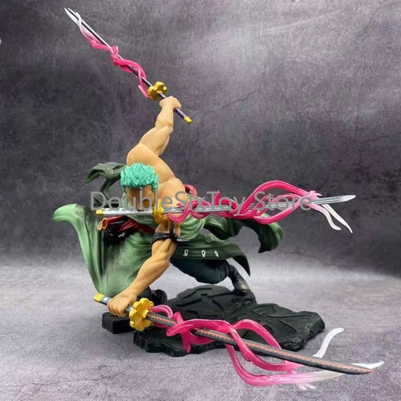 Una pieza Roronoa Zoro 2 style Combat ver. Colección de modelos de acción de Pvc, figuras de acrobacias de juguete sann · zenn · se · kai, figuritas de anime a la venta