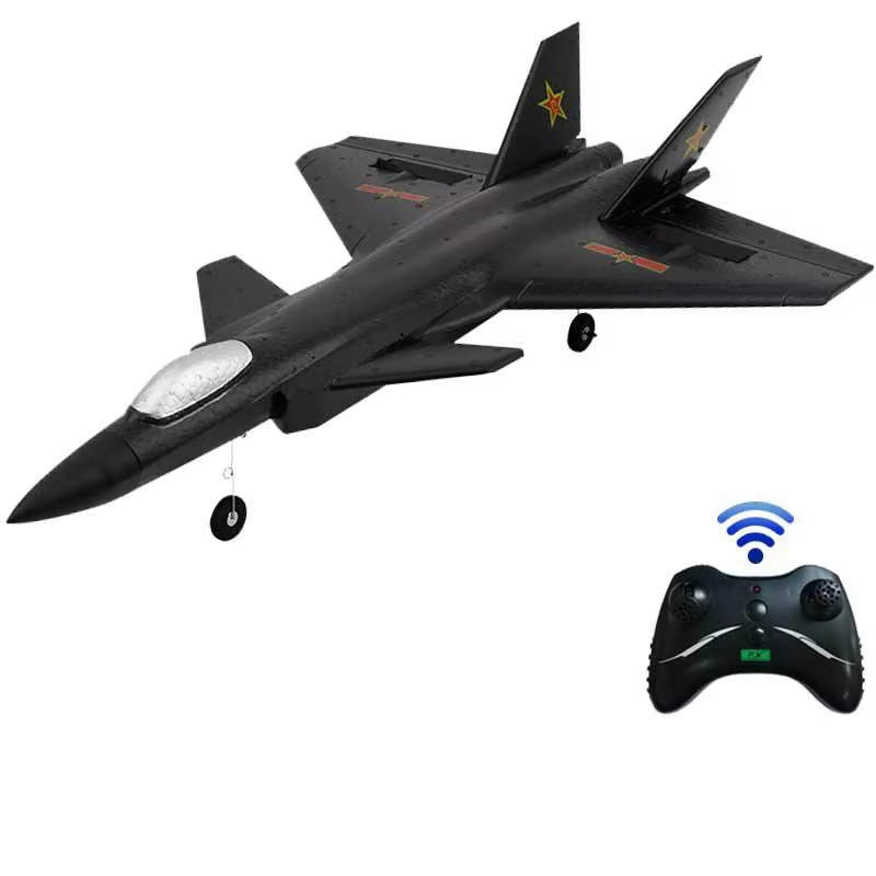 Dron de ala fija SU35 para niños, planeador de 2,4G, Avión de espuma para lanzar a mano, Control remoto eléctrico, Avión RC al aire libre, juguetes para niños F22