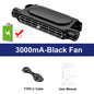 Ventilador de Refrigeración para Asiento de Coche, 3 Velocidades Ajustables, USB 5V, Ventilador de Aire para Reposacabezas de Coche, Ventilador para Asiento Delantero y Trasero, Accesorios para el Interior del Coche