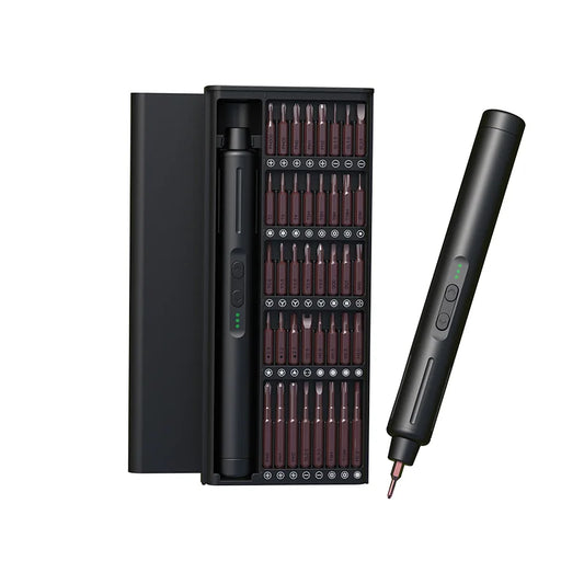 Destornillador Eléctrico 42 en 1 de 8.ª Generación, Kit de Precisión Inalámbrico, Recargable por USB, Alto Torque, para Reparación de Teléfonos, Laptops y Electrónicos
