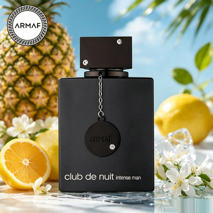 Perfume Armaf Club de Nuit Intense Man 105ml, botella de Eau de Toilette original con diseño elegante y moderno.