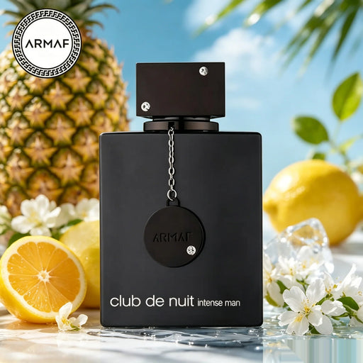 Perfume Armaf Club de Nuit Intense Man 105ml, botella de Eau de Toilette original con diseño elegante y moderno.