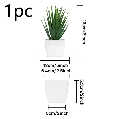 1 unidad de plantas en macetas de plantas de decoración del hogar de simulación, colocación de patio de jardín de vestíbulo de escritorio de oficina de negocios