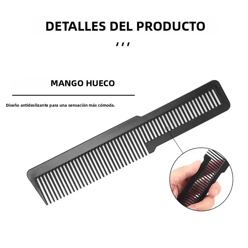 Kit profesional de peluquería Nexorretail con capa de corte, peines y sacapelos para salón de belleza.