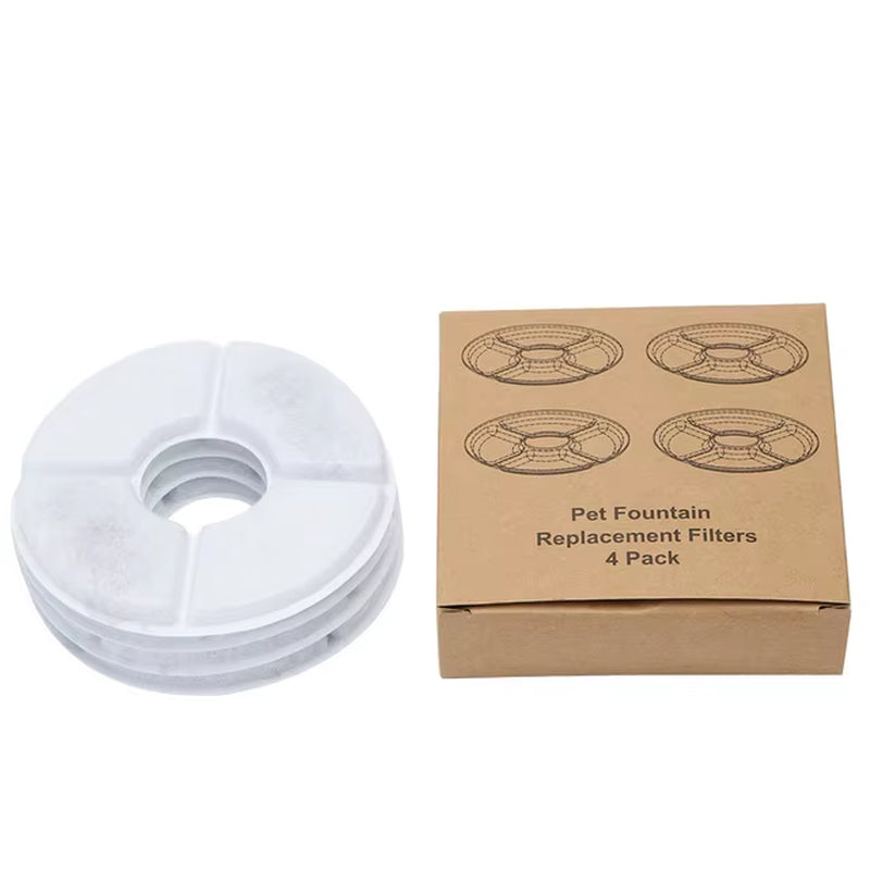 Fuente de agua automática para Gato con iluminación LED, paquete de 5 filtros, 2,4 L, USB, bebedero silencioso para perros y gatos, dispensador de bebidas