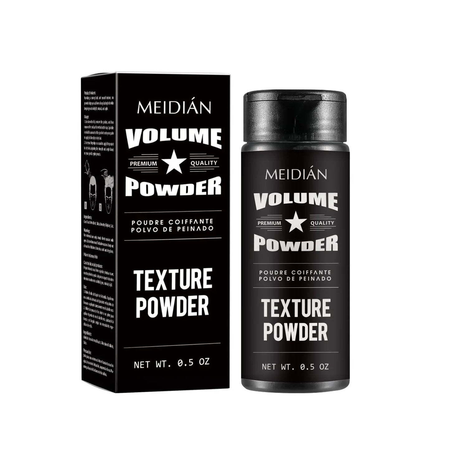 Polvo para peinar el cabello voluminizador: control de aceite, juego rápido, apto para bricolaje, sujeción duradera para hombres y mujeres, certificación, no irritante