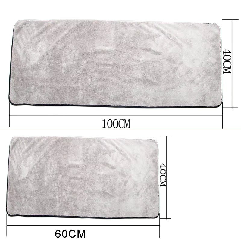 Toalla de microfibra para lavado de coches, paño de limpieza de microfibra de primera calidad, superabsorbente, accesorios de secado de una sola vez, 100x40cm