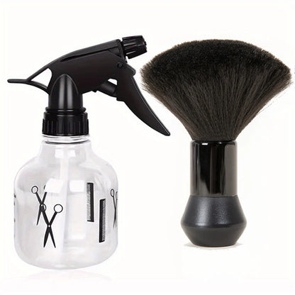 WANMEI-Juego de rociador de agua para peluquero, peluquero, plumero para el cuello, cepillo de limpieza, herramienta de Peinado profesional