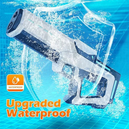 Pistolas de agua eléctricas para adultos, potentes chorros, succión automática de agua, juguete de playa al aire libre de verano para niños, regalo para niños