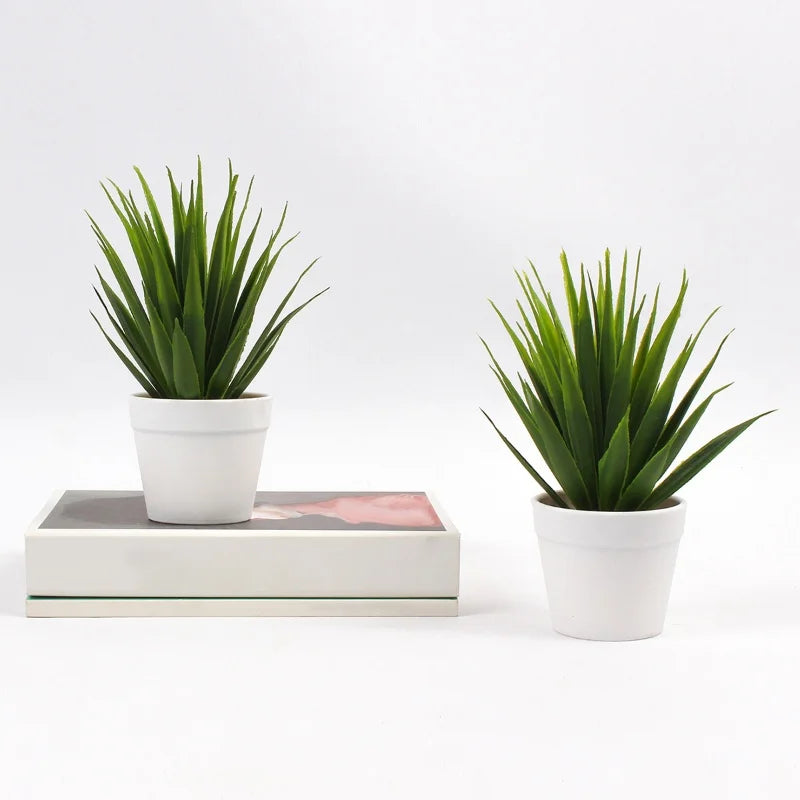 1 unidad de plantas en macetas de plantas de decoración del hogar de simulación, colocación de patio de jardín de vestíbulo de escritorio de oficina de negocios