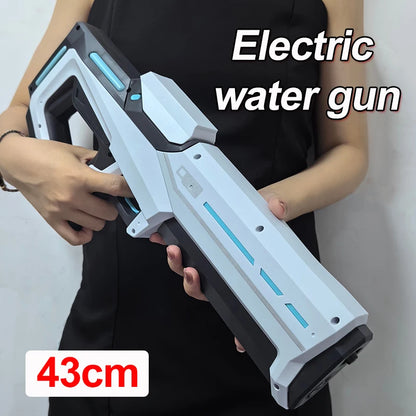 Pistolas de agua eléctricas para adultos, potentes chorros, succión automática de agua, juguete de playa al aire libre de verano para niños, regalo para niños