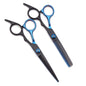 Tijeras de Peluquería Japonesas de Acero Inoxidable, Tijeras de Corte de Pelo Moradas, Set de Tijeras de Entresacar para Barbería con Peine C1001
