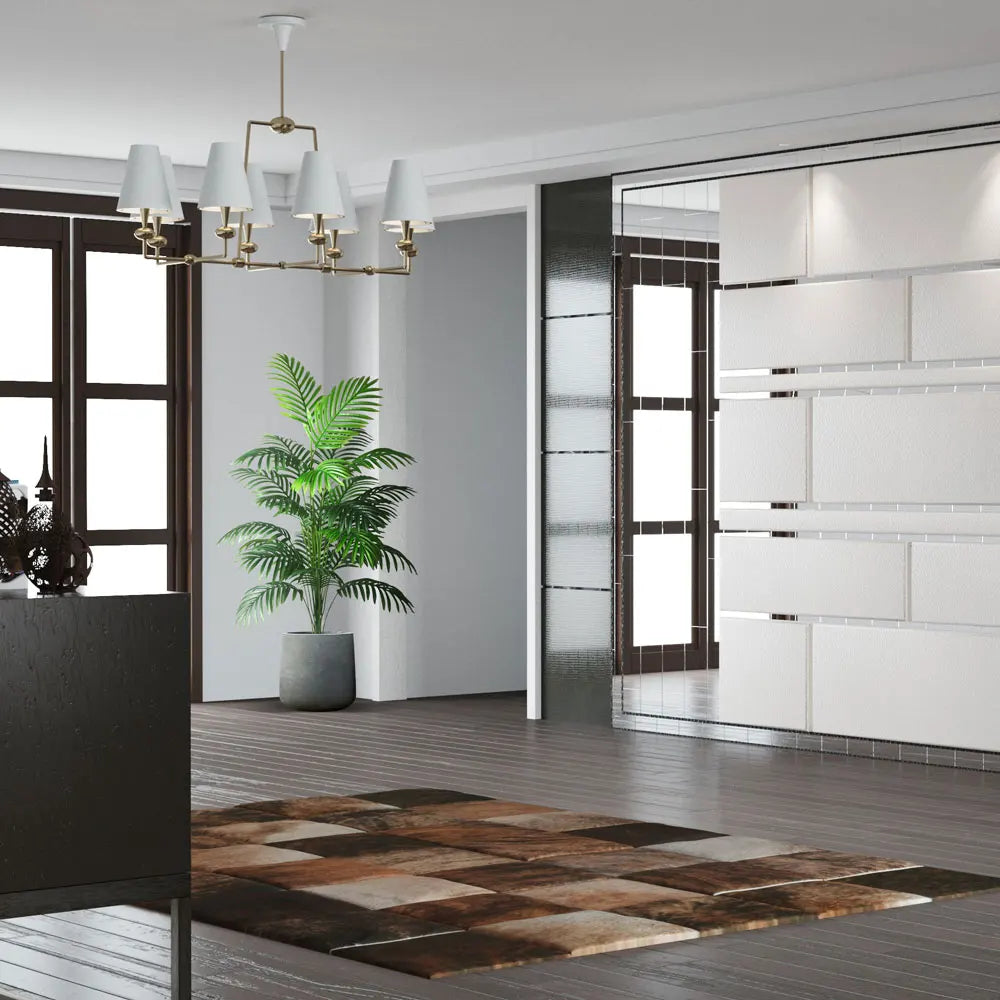 Palmera Artificial grande de 90-120cm, plantas falsas tropicales, hojas de palma de plástico verde, rama de árbol Monstera grande para decoración del jardín del hogar