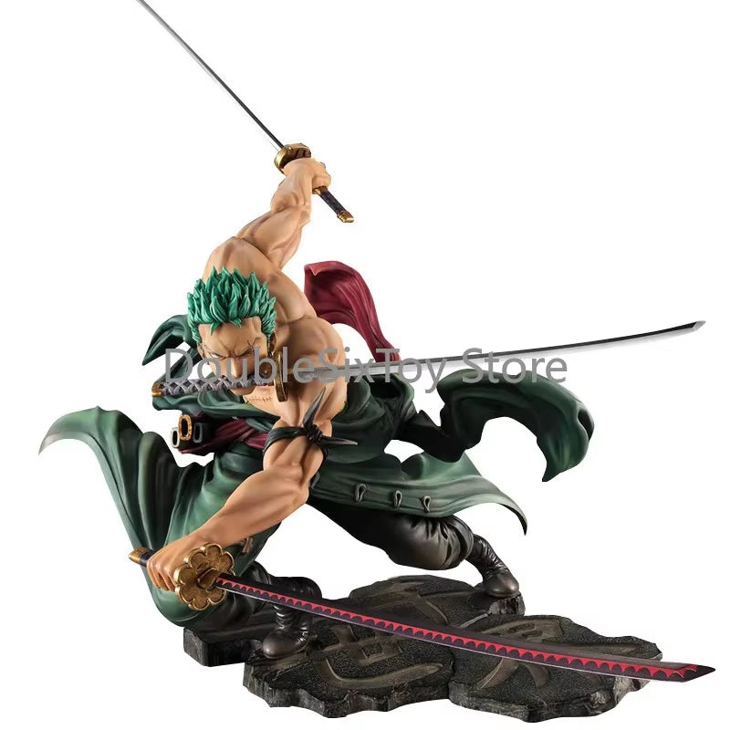 Una pieza Roronoa Zoro 2 style Combat ver. Colección de modelos de acción de Pvc, figuras de acrobacias de juguete sann · zenn · se · kai, figuritas de anime a la venta