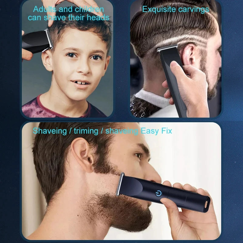 Cortadora de pelo Kamei 2026 de Nexorretail, máquina de afeitar recargable y ajustable con cuchillas afiladas y mango ergonómico.