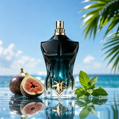 Perfume Jean Paul Gaultier Le Beau Le Parfum para hombre en frasco de 125ml, colonia elegante y moderna.
