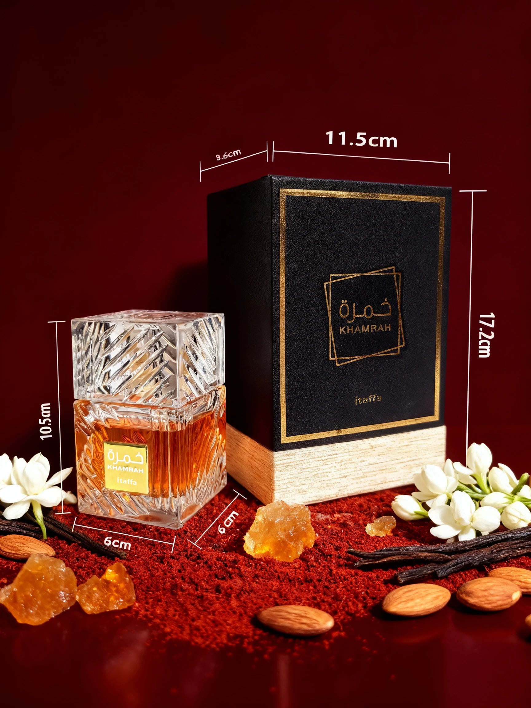 Khamrah Long Perfume Water-Lasting Fragrance for Unisex, 3.40 Ouunce/Ml-1Pc