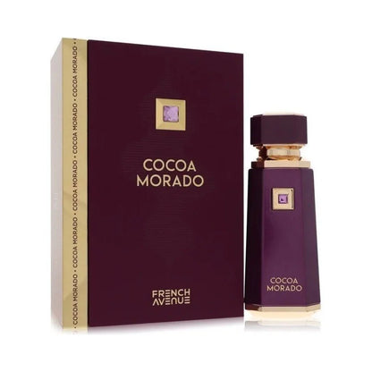 Perfume Árabe de Larga Duración, Líquido, Brun Cocoa Morado Azzure Aoud French Avenue, Fragancia Amaderada, Especiada, Vainilla, Perfume para Mujer