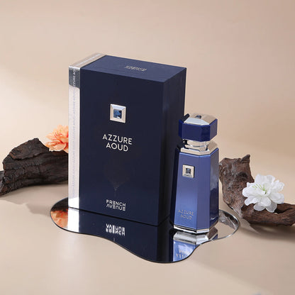 Perfume Árabe de Larga Duración, Líquido, Brun Cocoa Morado Azzure Aoud French Avenue, Fragancia Amaderada, Especiada, Vainilla, Perfume para Mujer