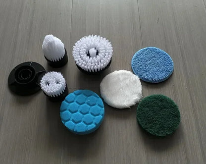 Cepillo de limpieza eléctrica multifuncional, resistente al agua, para baño, sin ángulo muerto, cepillo para bañera, varilla larga extensible, alto par