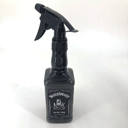 Botella pulverizadora de peluquería de 500ML/650ML, herramientas para el cabello de peluquero, rociador de agua, regadera con cabezal de aceite de whisky Retro