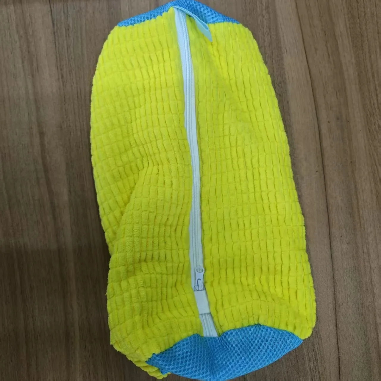 Bolsa para lavar zapatos, protector de lavandería de red acolchada, fibras esponjosas de poliéster, bolsa para lavar zapatos en la lavadora, bolsas de secado, 1 unidad