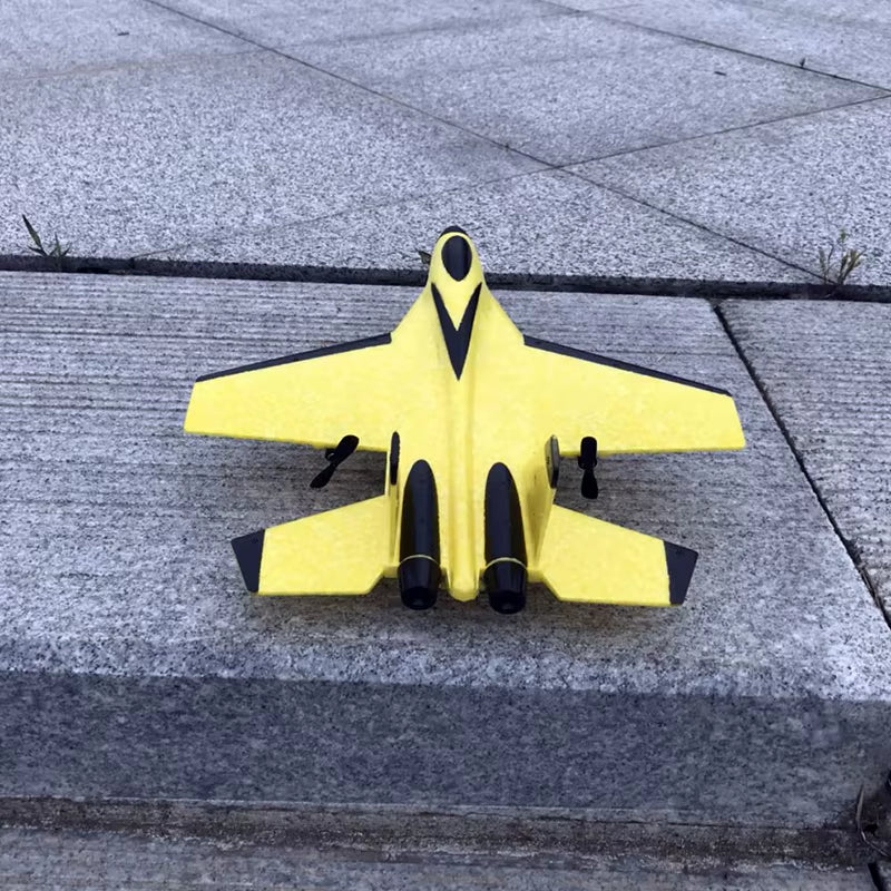 Dron de ala fija SU35 para niños, planeador de 2,4G, Avión de espuma para lanzar a mano, Control remoto eléctrico, Avión RC al aire libre, juguetes para niños F22