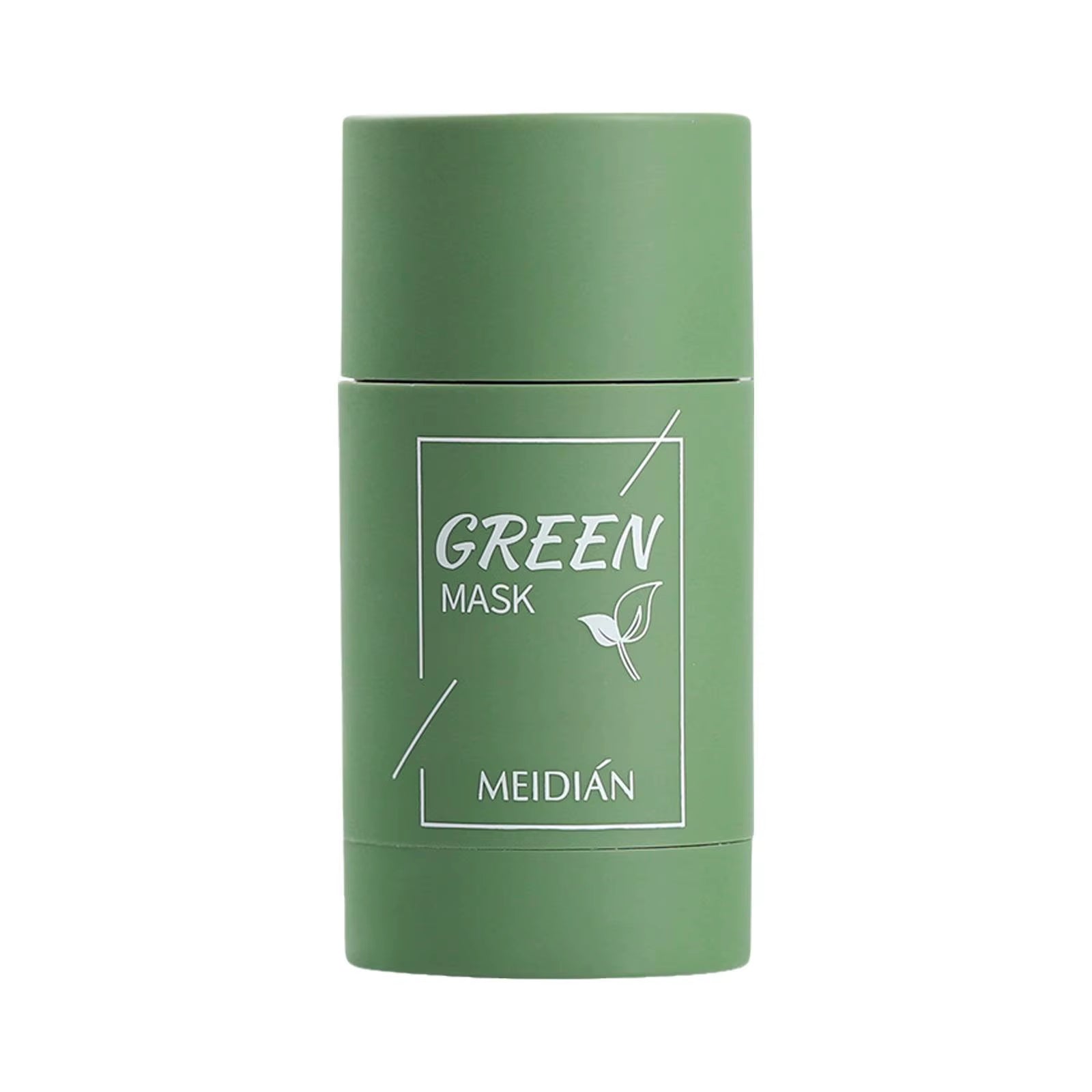 Mascarilla limpiadora sólida de té verde, crema para el tratamiento de imperfecciones de acné, eliminación de espinillas, fórmula vegetal Natural, solución suave para el cuidado de la piel