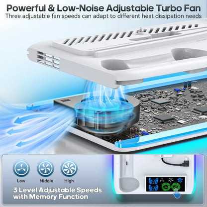Base de carga y soporte de refrigeración para PS5 Nexorretail con iluminación RGB dual, compatible con consola y controladores.