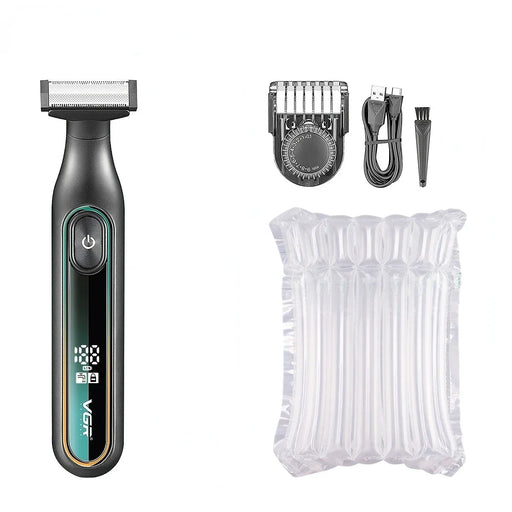 VGR rasuradora de hombre rasuradora barba hombre Afeitadora Profesional Afeitadora Portátil Recortadora de vello corporal IPX6 Resistente al agua Recortadora de barba Recargable Afeitadora eléctrica para hombres V-360
