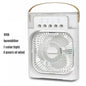 Ventilador 3 en 1 Nexorretail con enfriador de aire, luz LED nocturna y humidificador portátil para hogar y oficina
