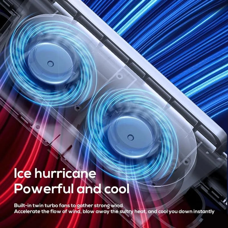 Ventilador de Refrigeración para Asiento de Coche, 3 Velocidades Ajustables, USB 5V, Ventilador de Aire para Reposacabezas de Coche, Ventilador para Asiento Delantero y Trasero, Accesorios para el Interior del Coche