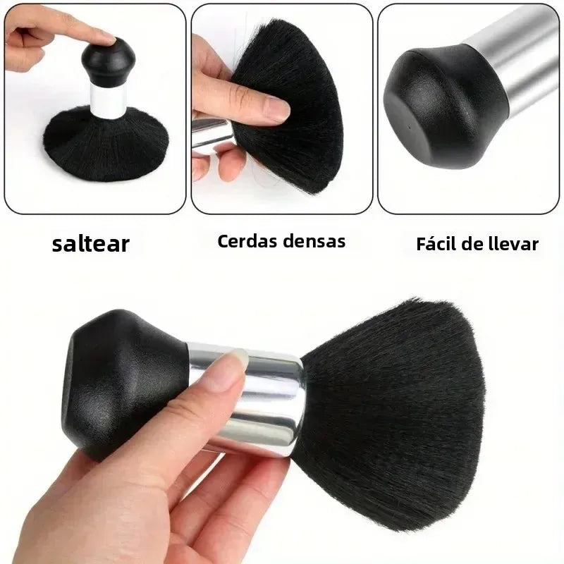 WANMEI-Juego de rociador de agua para peluquero, peluquero, plumero para el cuello, cepillo de limpieza, herramienta de Peinado profesional