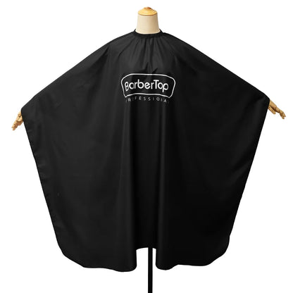 Peluquería negro corte de pelo de tela delantal de peluquería capa de corte de pelo vestido de peluquería abrigo accesorio de salón de barbería