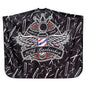 Peluquería negro corte de pelo de tela delantal de peluquería capa de corte de pelo vestido de peluquería abrigo accesorio de salón de barbería