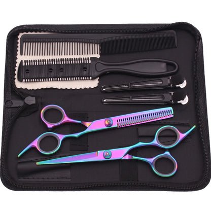 Tijeras de peluquería profesionales Nexorretail, set de acero japonés de 6.0 pulgadas con mango ergonómico y afilado preciso.