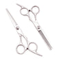 Tijeras de Peluquería Japonesas de Acero Inoxidable, Tijeras de Corte de Pelo Moradas, Set de Tijeras de Entresacar para Barbería con Peine C1001