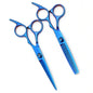 Tijeras de Peluquería Japonesas de Acero Inoxidable, Tijeras de Corte de Pelo Moradas, Set de Tijeras de Entresacar para Barbería con Peine C1001