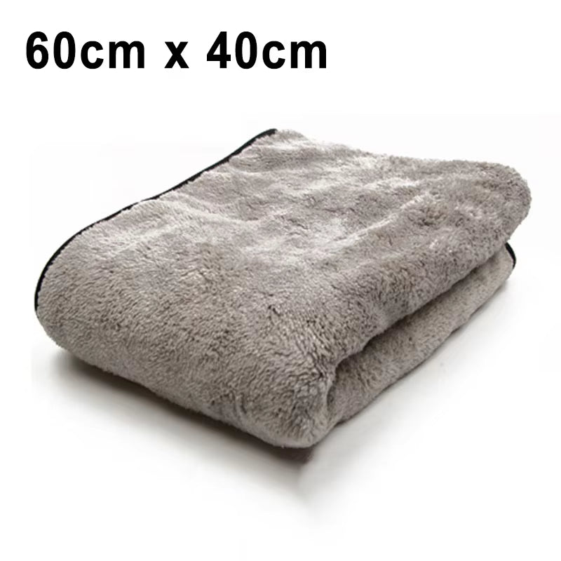 Toalla de microfibra para lavado de coches, paño de limpieza de microfibra de primera calidad, superabsorbente, accesorios de secado de una sola vez, 100x40cm