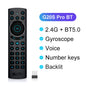Control remoto por voz VONTAR G20S Pro de Nexorretail, air mouse inalámbrico con giroscopio y funciones de control por voz.