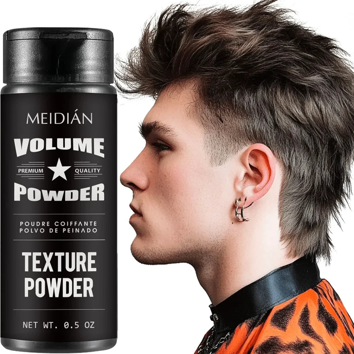 Polvo para peinar el cabello voluminizador: control de aceite, juego rápido, apto para bricolaje, sujeción duradera para hombres y mujeres, certificación, no irritante