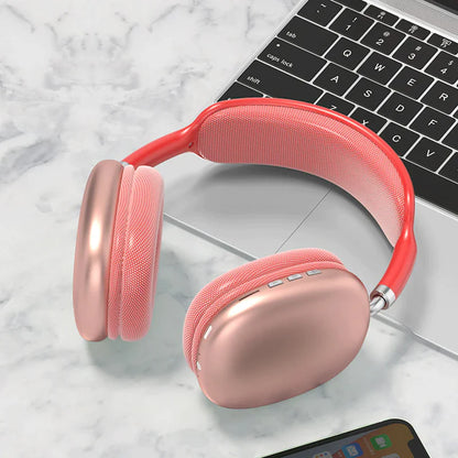 Auriculares Bluetooth inalámbricos Nexorretail P9 con micrófono, cancelación de ruido, sonido estéreo y soporte TF para deportes y juegos