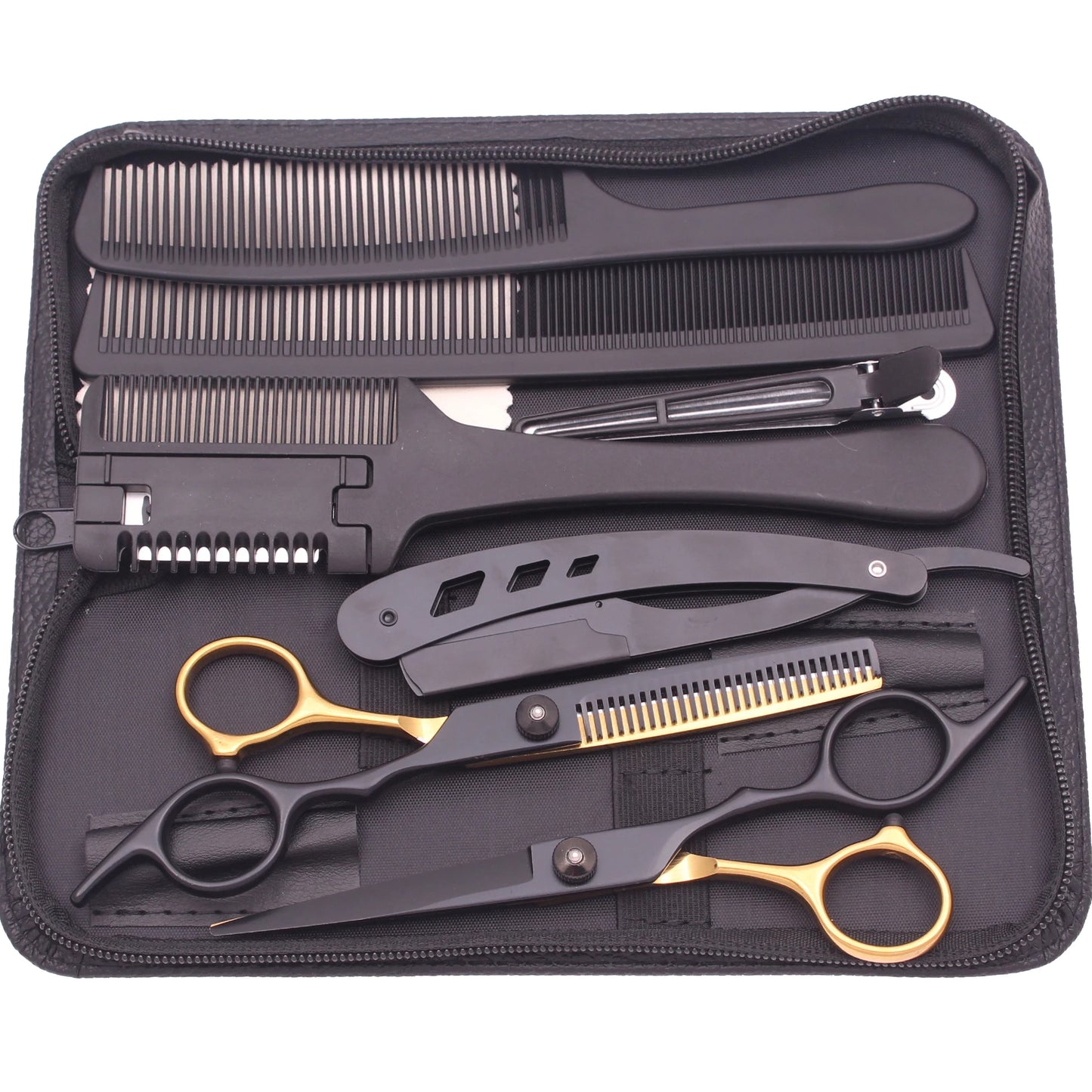 Tijeras de peluquería profesionales Nexorretail, set de acero japonés de 6.0 pulgadas, para corte y styling de cabello