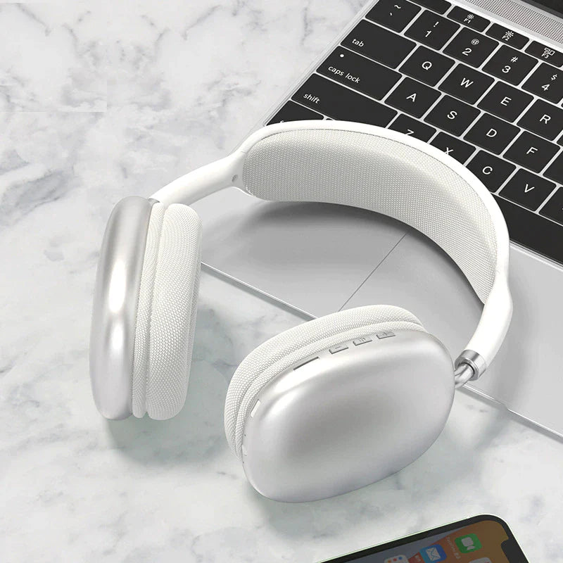 Auriculares inalámbricos Bluetooth P9 de Nexorretail con micrófono, cancelación de ruido, sonido estéreo y soporte TF para deportes y juegos