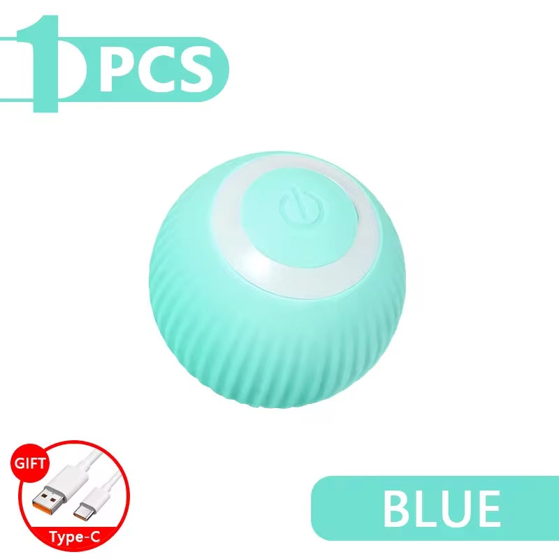 Pelota interactiva automática para gatos de la marca Nexorretail, juguete inteligente y estimulante para mascotas felinas.