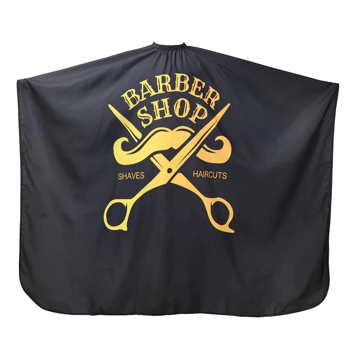 Peluquería negro corte de pelo de tela delantal de peluquería capa de corte de pelo vestido de peluquería abrigo accesorio de salón de barbería