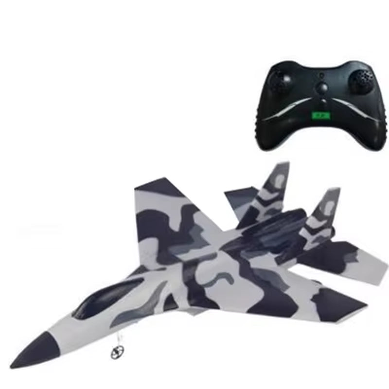 Dron de ala fija SU35 para niños, planeador de 2,4G, Avión de espuma para lanzar a mano, Control remoto eléctrico, Avión RC al aire libre, juguetes para niños F22