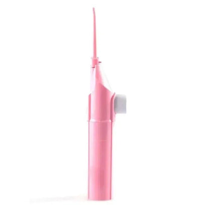 Irrigador bucal portátil Nexorretail, limpiador de boca manual con chorro pulsado para limpieza profunda de dientes y encías.